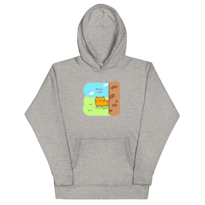 There's a Cat Unisex Hoodie (In Color)